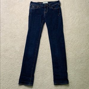High rise super skinny jeans